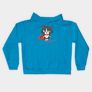 Superhero Kitten Kids Hoodie